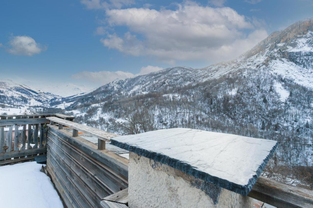 Le Petit Paradis, Chalet Au Coeur Des 3 Vallees Saint-Marcel  Buitenkant foto